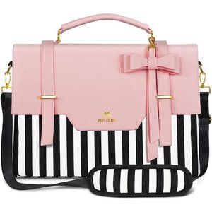 Laptop Bag for Women, 15.6 inch Slim Computer Briefcase Sleeve Case, Lightweight